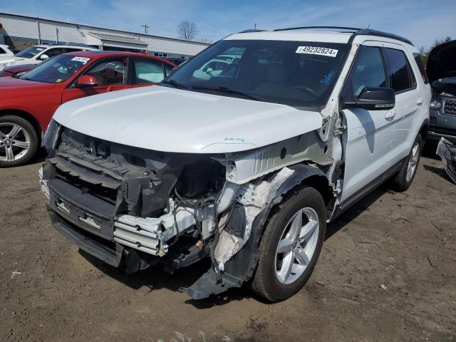 1FM5K7D89JGC25031 - 2018 FORD EXPLORER XLT WHITE photo 1