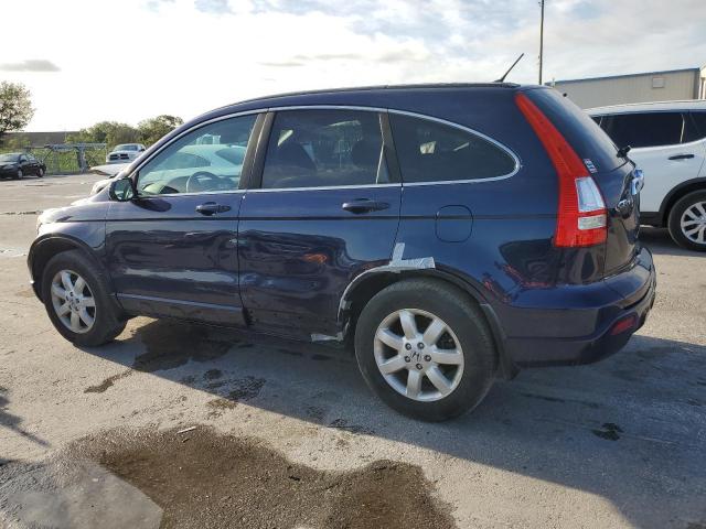 5J6RE38539L011283 - 2009 HONDA CR-V EX BLUE photo 2