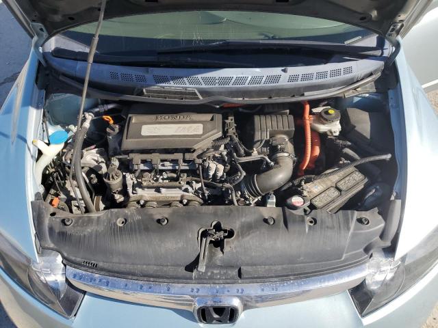 JHMFA362X7S026491 - 2007 HONDA CIVIC HYBRID BLUE photo 11