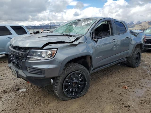 1GCPTEE1XM1291496 - 2021 CHEVROLET COLORADO ZR2 GRAY photo 1