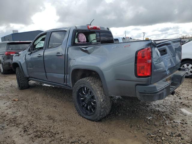 1GCPTEE1XM1291496 - 2021 CHEVROLET COLORADO ZR2 GRAY photo 2