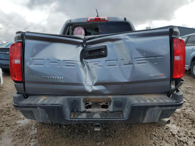 1GCPTEE1XM1291496 - 2021 CHEVROLET COLORADO ZR2 GRAY photo 6