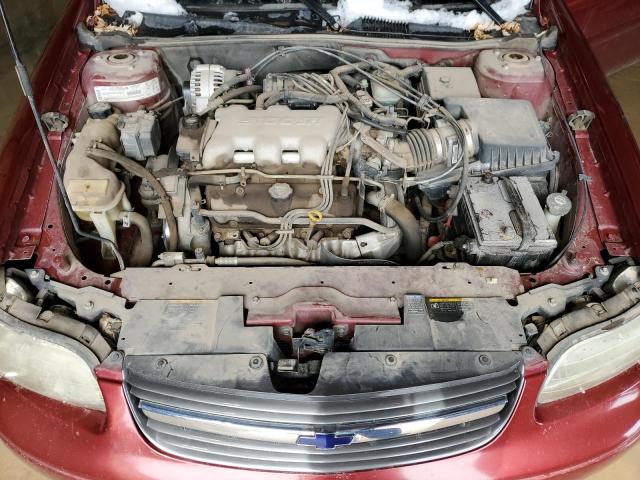 1G1ND52J63M613372 - 2003 CHEVROLET MALIBU MAROON photo 11