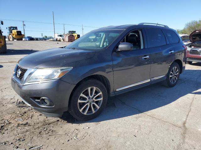 5N1AR2MM7DC679395 - 2013 NISSAN PATHFINDER S GRAY photo 1