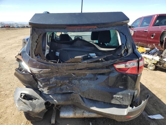 MAJ6P1UL9JC199815 - 2018 FORD ECOSPORT SE BLACK photo 6