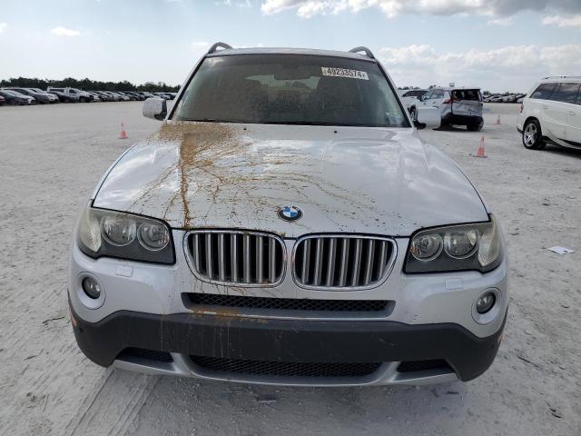 WBXPC93478WJ11052 - 2008 BMW X3 3.0SI SILVER photo 5