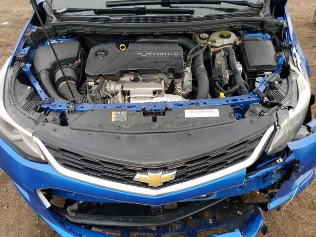 1G1BE5SM4H7169084 - 2017 CHEVROLET CRUZE LT BLUE photo 11