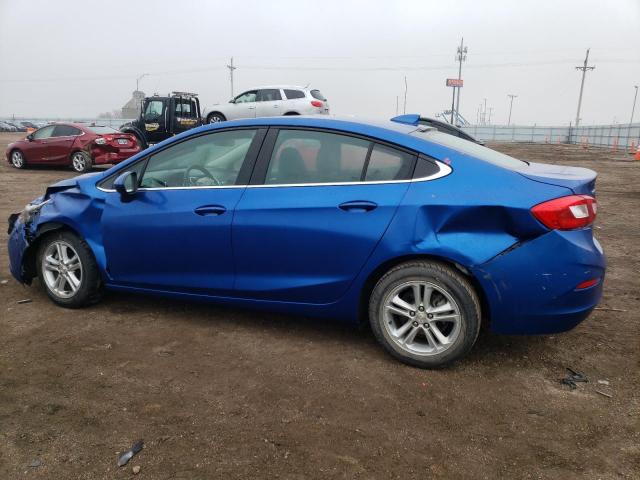 1G1BE5SM4H7169084 - 2017 CHEVROLET CRUZE LT BLUE photo 2