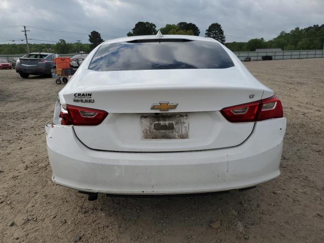 1G1ZE5STXHF293694 - 2017 CHEVROLET MALIBU LT WHITE photo 6