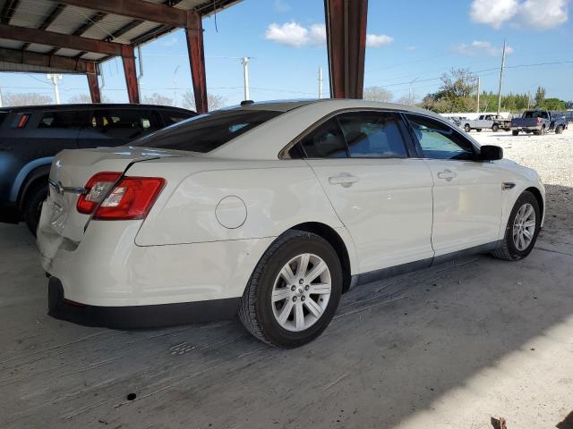 1FAHP2DW8BG135560 - 2011 FORD TAURUS SE WHITE photo 3