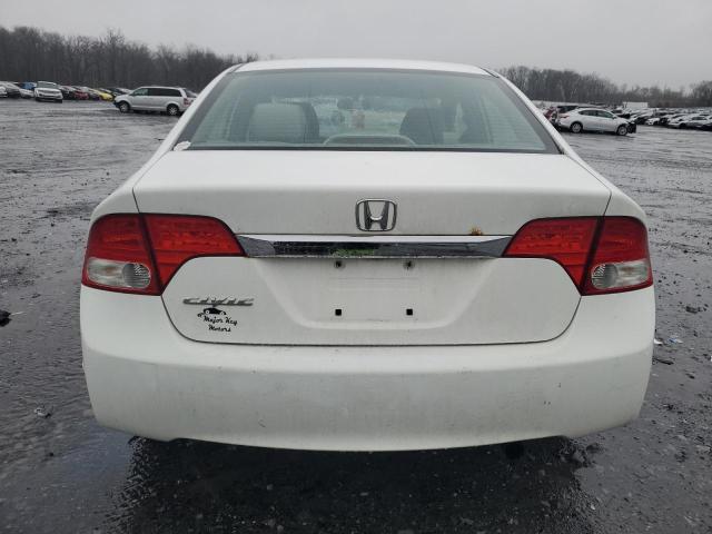 2HGFA1F82AH550759 - 2010 HONDA CIVIC EX WHITE photo 6