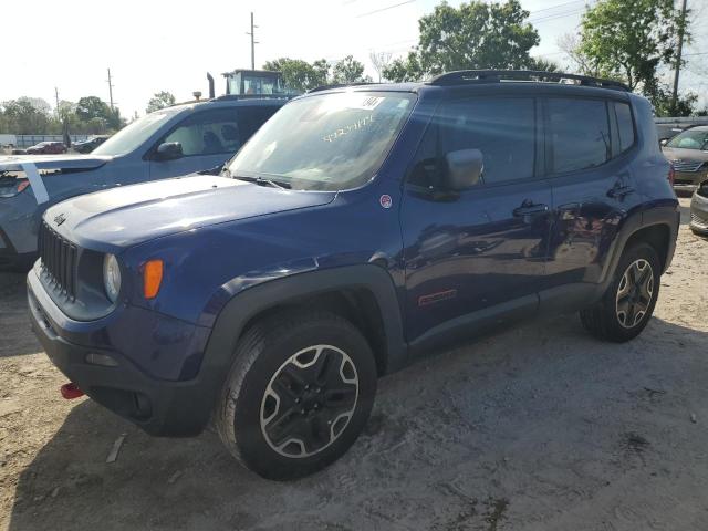 ZACCJBCT8GPD78132 - 2016 JEEP RENEGADE TRAILHAWK BLUE photo 1