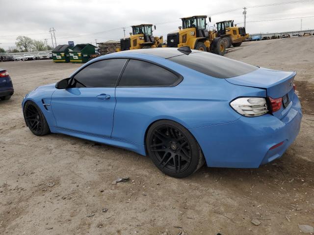 WBS3R9C55FK329779 - 2015 BMW M4 BLUE photo 2