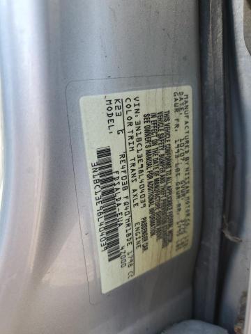 3N1BC13E98L404039 - 2008 NISSAN VERSA S SILVER photo 13