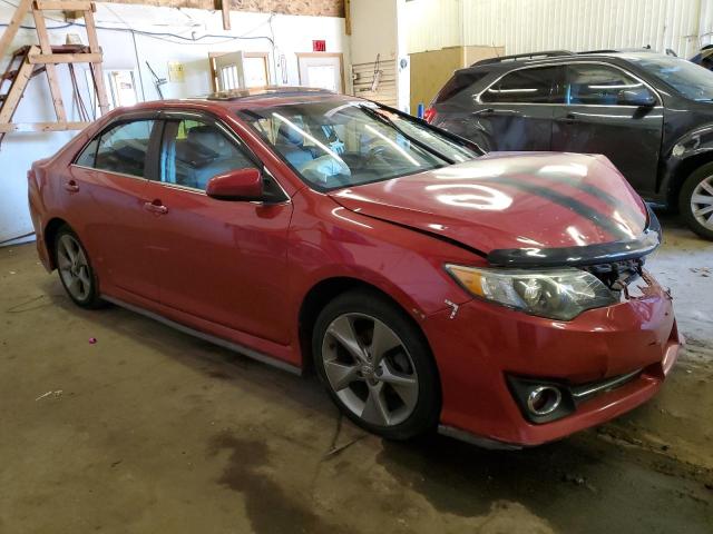 4T1BF1FK9CU615614 - 2012 TOYOTA CAMRY BASE RED photo 4
