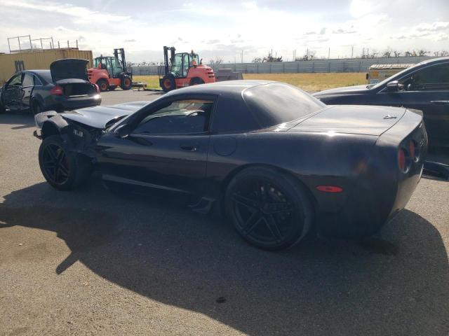 1G1YY12S525125803 - 2002 CHEVROLET CORVETTE Z06 BLACK photo 2