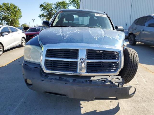 1D7HE42K75S218285 - 2005 DODGE DAKOTA SLT BLUE photo 5