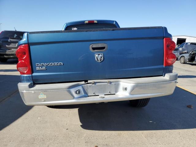 1D7HE42K75S218285 - 2005 DODGE DAKOTA SLT BLUE photo 6