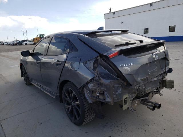 SHHFK7H44JU233496 - 2018 HONDA CIVIC SPORT 灰色 照片 2