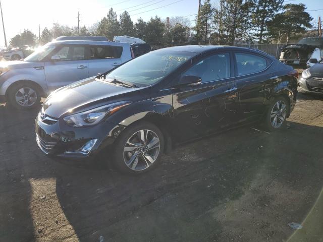 KMHDH4AE6FU322974 - 2015 HYUNDAI ELANTRA SE BLACK photo 1