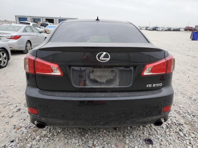 JTHBF5C26C5182228 - 2012 LEXUS IS 250 BLACK photo 6