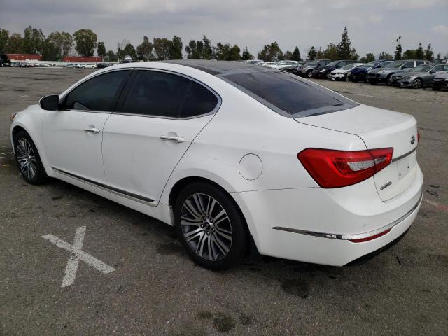 KNALN4D75F5172725 - 2015 KIA CADENZA PREMIUM WHITE photo 2