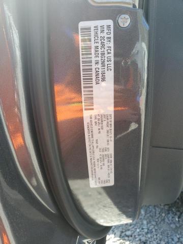 2C4RC1BG2NR118496 - 2022 CHRYSLER PACIFICA TOURING L GRAY photo 14