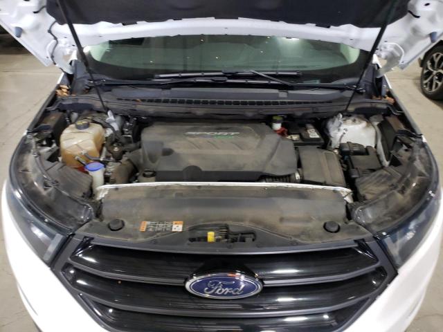 2FMTK4AP3FBB93645 - 2015 FORD EDGE SPORT WHITE photo 12