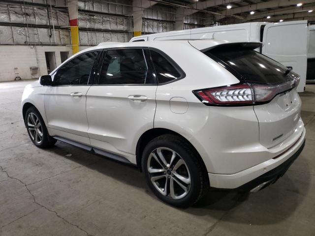 2FMTK4AP3FBB93645 - 2015 FORD EDGE SPORT WHITE photo 2