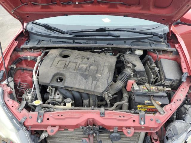 5YFBURHE8EP150016 - 2014 TOYOTA COROLLA L RED photo 11