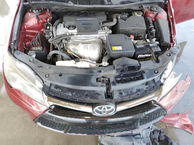 4T1BF1FK7HU723768 - 2017 TOYOTA CAMRY LE BURGUNDY photo 11