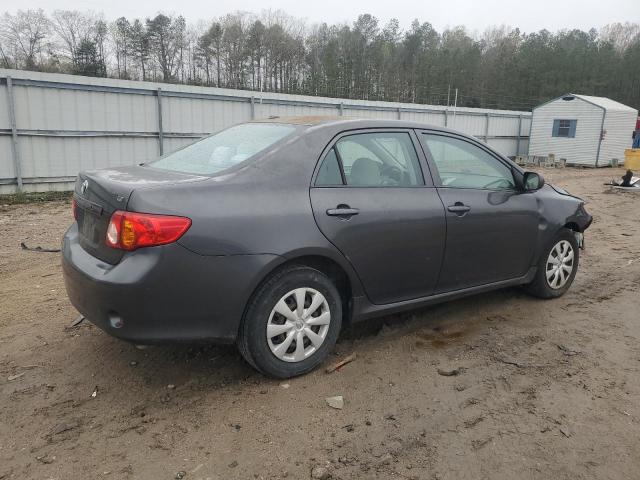 1NXBU4EE6AZ324553 - 2010 TOYOTA COROLLA BASE GRAY photo 3