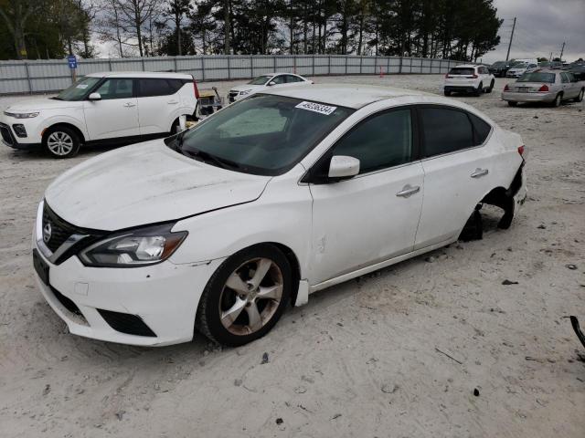 3N1AB7AP0HY333418 - 2017 NISSAN SENTRA S WHITE photo 1