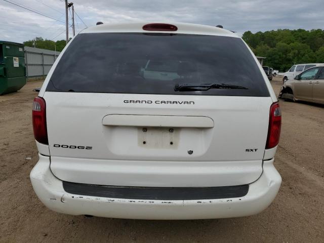 2D4GP44L85R539889 - 2005 DODGE GRAND CARA SXT WHITE photo 6