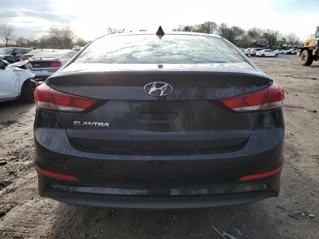 KMHD84LF5HU206254 - 2017 HYUNDAI ELANTRA SE BLACK photo 6