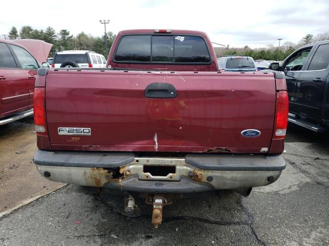 1FTSX21P26EA05708 - 2006 FORD F250 SUPER DUTY RED photo 6