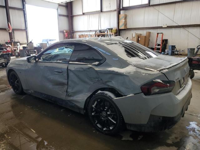 3MW53CM04R8E48220 - 2024 BMW M240XI GRAY photo 2