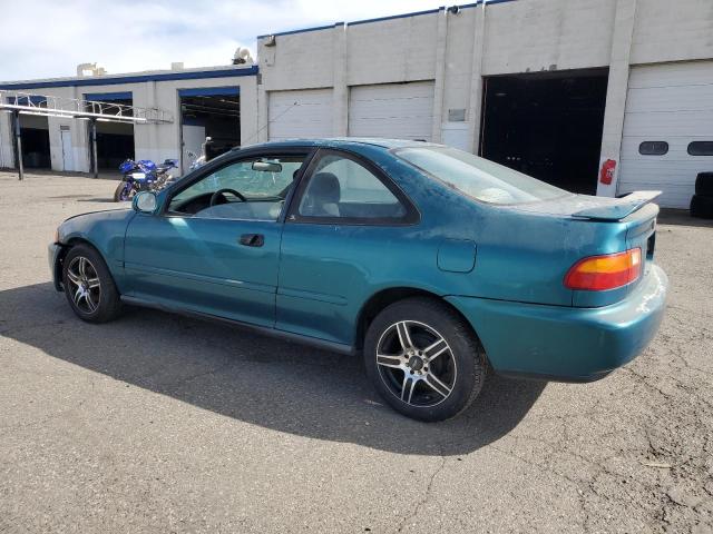 1HGEJ1228SL062742 - 1995 HONDA CIVIC EX TEAL photo 2