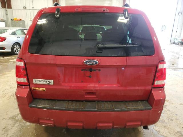 1FMCU0D70AKD10076 - 2010 FORD ESCAPE XLT RED photo 6