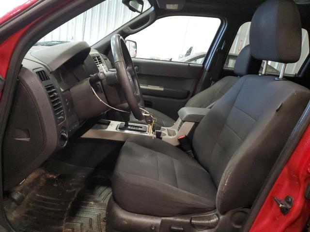 1FMCU0D70AKD10076 - 2010 FORD ESCAPE XLT RED photo 7