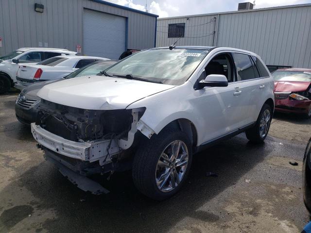 2FMDK3KC5DBB54191 - 2013 FORD EDGE LIMITED WHITE photo 1