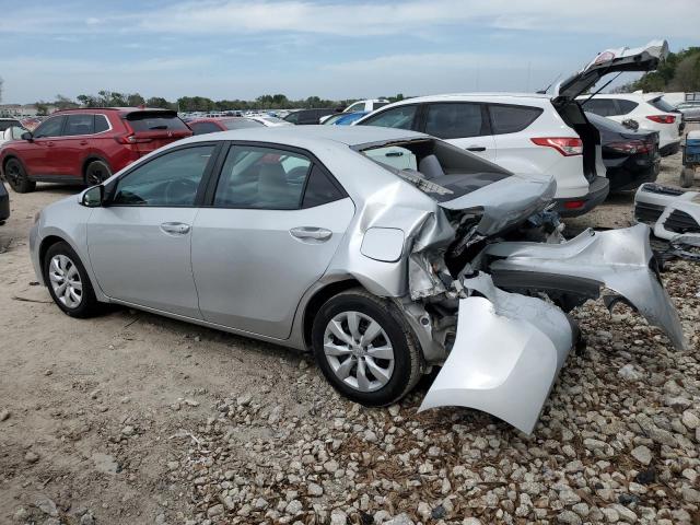 2T1BURHE8GC674916 - 2016 TOYOTA COROLLA L SILVER photo 2