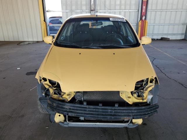 KL1TD66657B763248 - 2007 CHEVROLET AVEO BASE Sarı foto 5