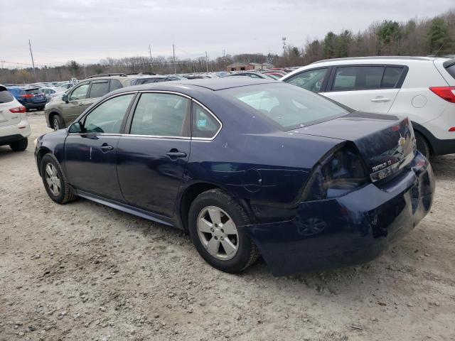 2G1WB5EK6A1156036 - 2010 CHEVROLET IMPALA LT BLUE photo 2