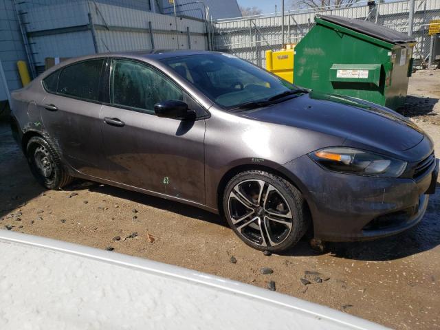 1C3CDFBB3FD435037 - 2015 DODGE DART SXT GRAY photo 4