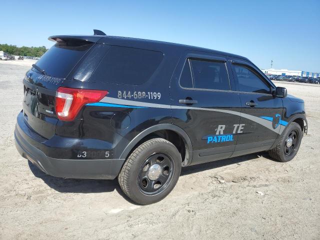 1FM5K8AR7HGB00736 - 2017 FORD EXPLORER POLICE INTERCEPTOR أسود صورة 3