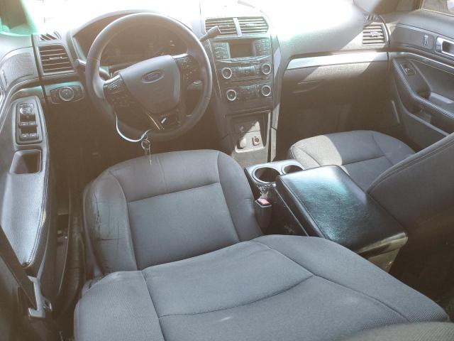 1FM5K8AR7HGB00736 - 2017 FORD EXPLORER POLICE INTERCEPTOR أسود صورة 8