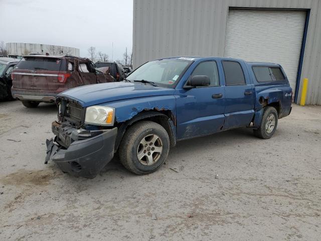 1D7HW48NX5S277605 - 2005 DODGE DAKOTA QUAD SLT BLUE photo 1