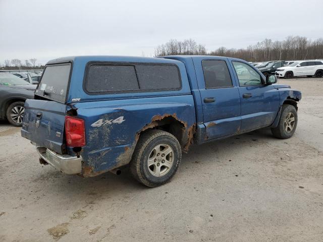 1D7HW48NX5S277605 - 2005 DODGE DAKOTA QUAD SLT BLUE photo 3