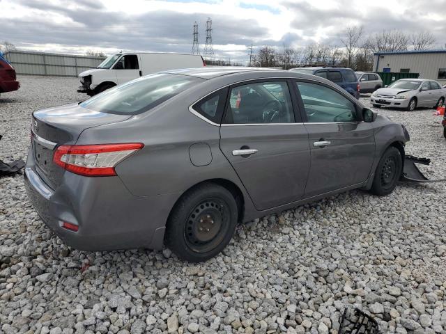 3N1AB7AP5FY277506 - 2015 NISSAN SENTRA S GRAY photo 3